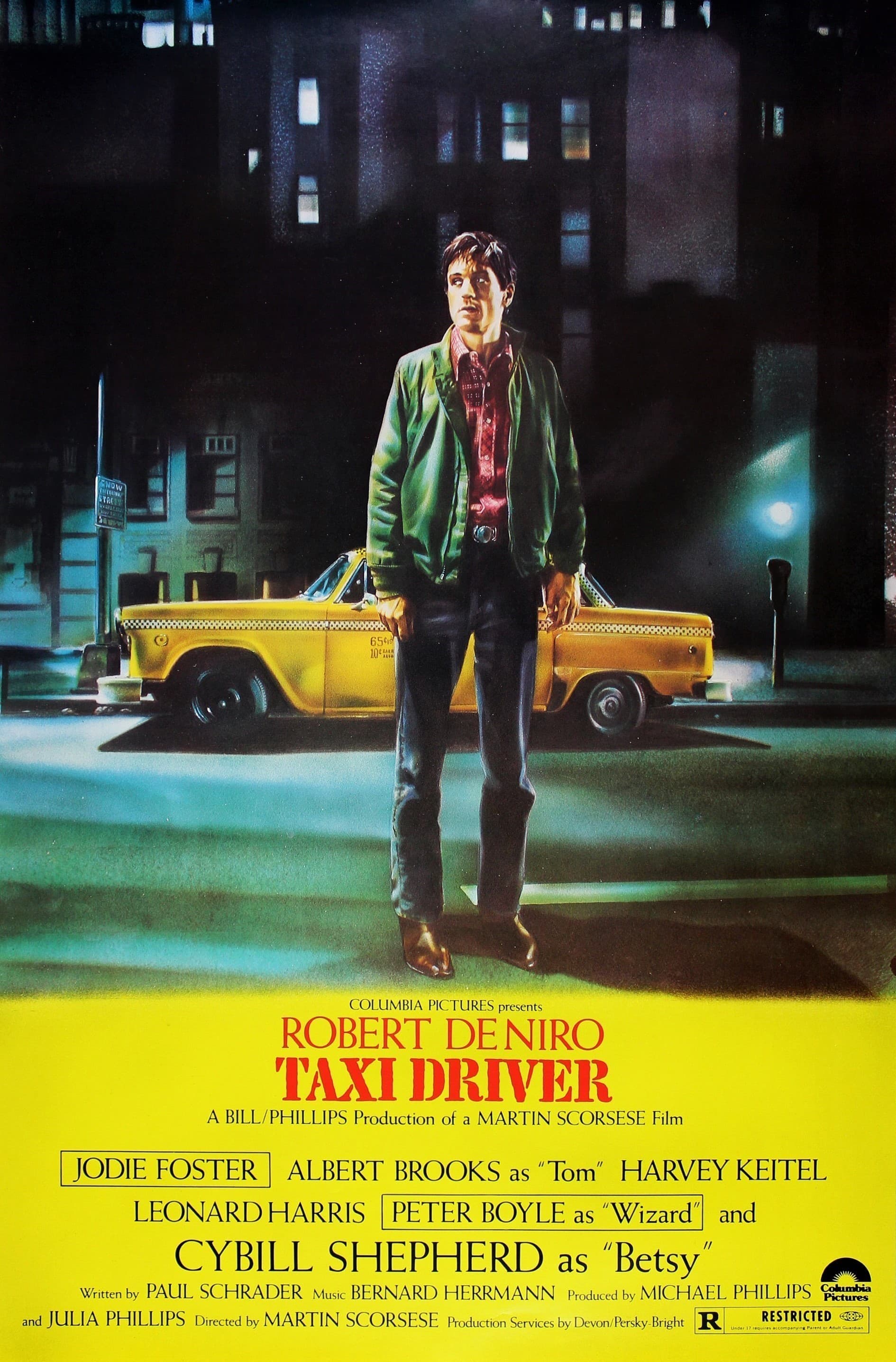 The media cover for “Taxi Driver” by Martin Scorsese